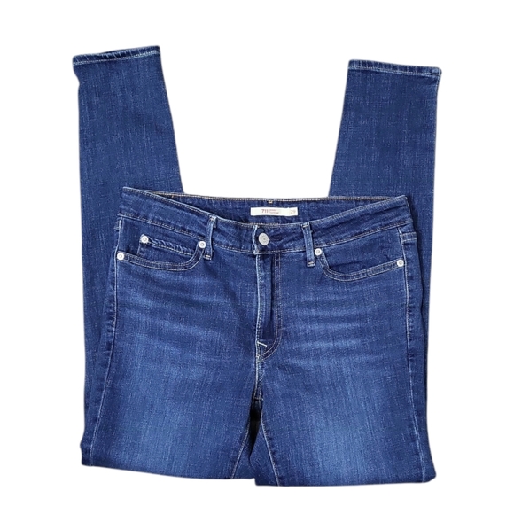 Levi's Women's Jeans Size 29 Blue Denim 711 Skinny Medium Wash 5-Pocket Design - Picture 4 of 12